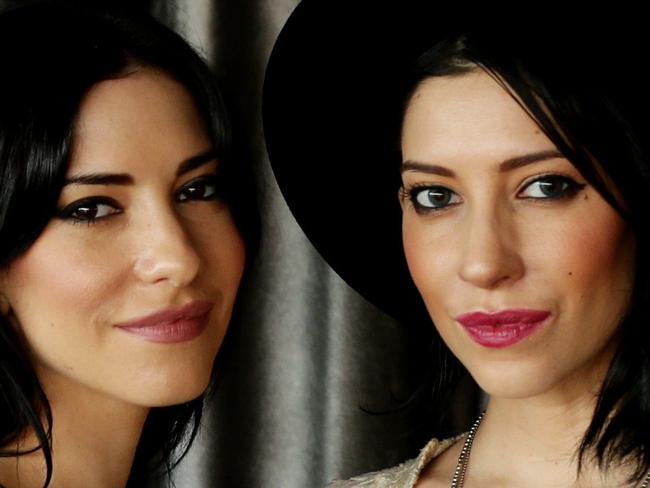 The Veronicas are back. After a long break they are set to release new music and are playing in Brisbane for the first time in years. Lisa and Jessica Origliasso. Pic Mark Calleja