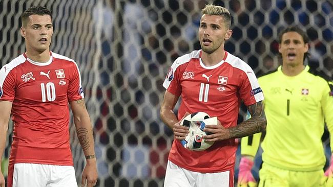 Burst Balls Ripped Shirts Slippery Pitch Euro 16 France V Switzerland