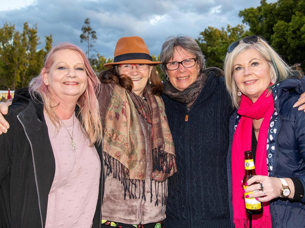 Carola Werth, Irene Henley, Carol Webster, Angela Bryant. Festival of Food and Wine, Queens Park, Toowoomba Carnival of Flowers. Saturday September 10, 2022 Picture: Bev Lacey