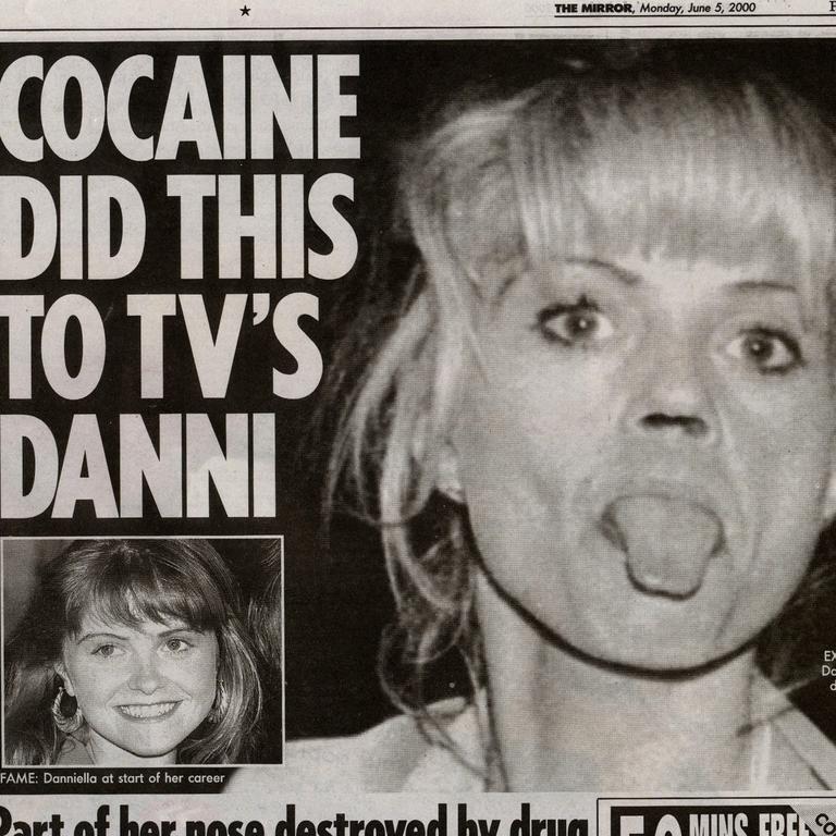 Danniella in a 2000 newspaper article about her drug abuse.