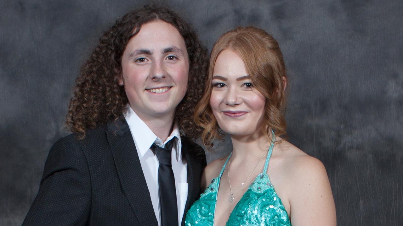 Centralian Senior College year 12 formal Tyler Abbott and Alexis Coleman....pic: Charlie Lowson