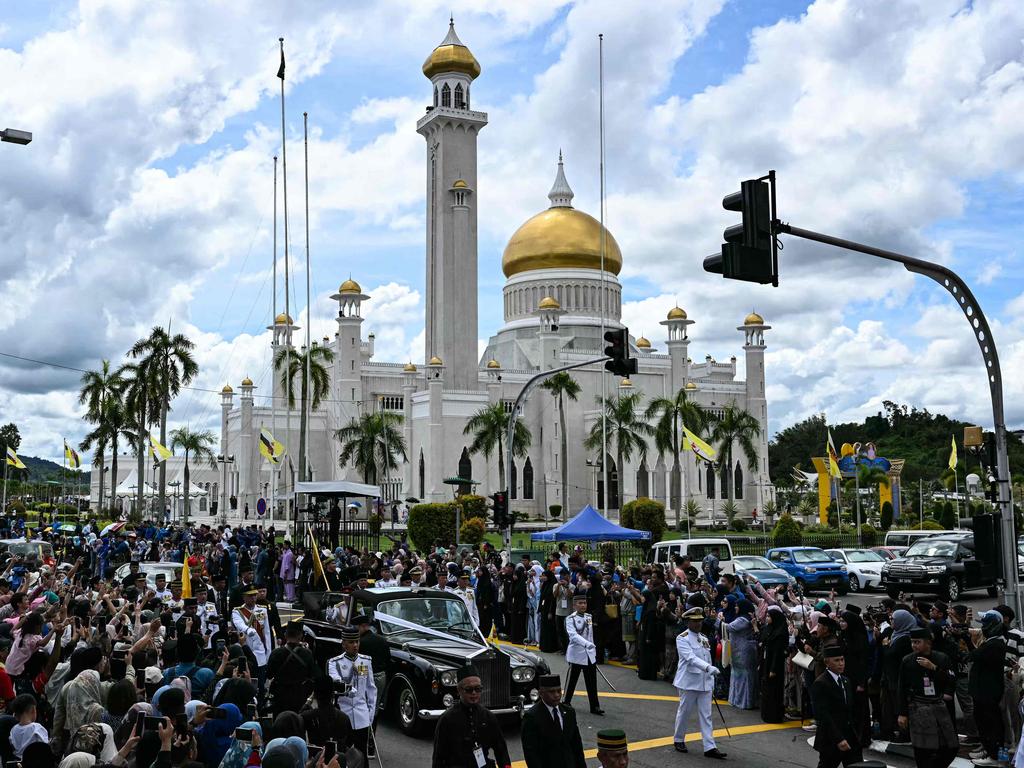Brunei, located on the island of Borneo which it shares with Malaysia and Indonesia, is incredibly wealth due to abundant oil and gas reserves. Picture: AFP