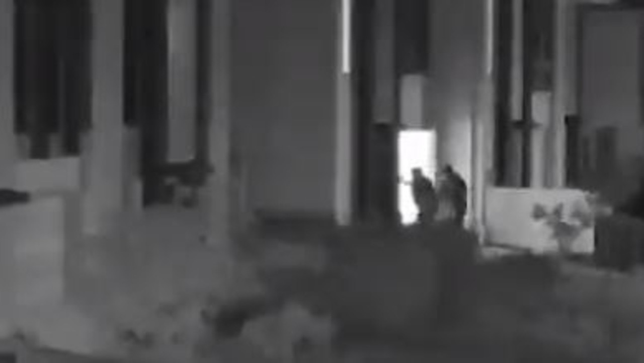 CCTV footage shows the moment Shane Bowden was shot dead. Photo: Supplied