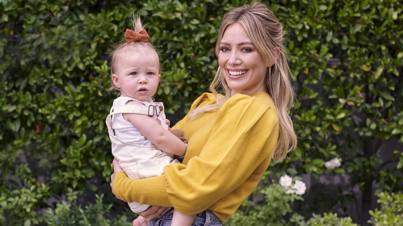 Hilary Duff also pieced daughter Banks’ ears at seven-months-old. Picture: Supplied.