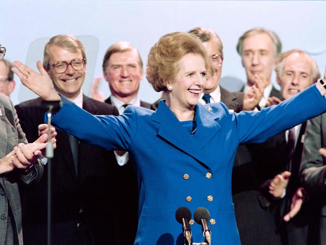 Former British Prime Minister Margaret Thatcher. Picture: FIle