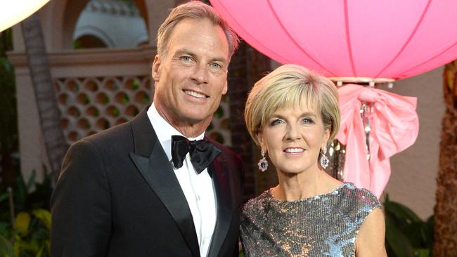 Julie Bishop and partner David Panton are the ultimate glamour