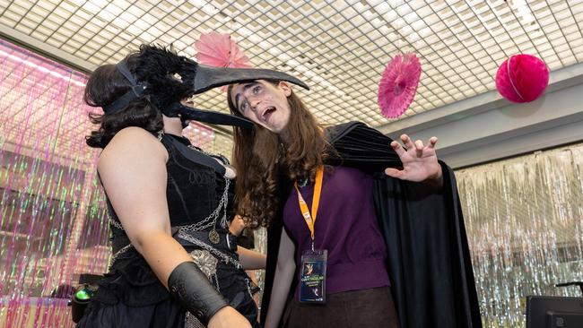 Elorah Ryan and Zoey Chambers at the City of Darwin Geektacular event, 2025. Picture: Pema Tamang Pakhrin