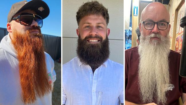 Three of the top five beards leading the race to be named best in SA. Pictures: Supplied.