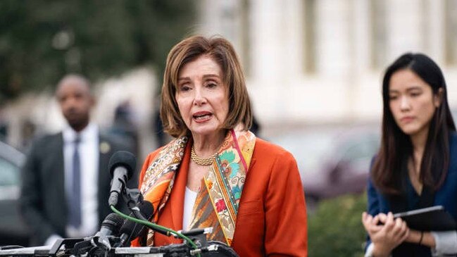 Former House Speaker Nancy Pelosi at an event last month in Washington. Picture: May Yeung/Zuma Press/WSJ