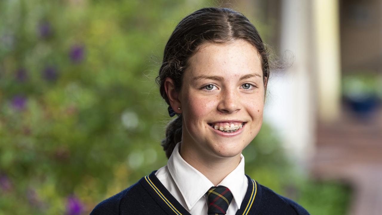 Fairholme College student Lottie Ostwald for Bright Futures feature, Thursday, September 2, 2021. Picture: Kevin Farmer