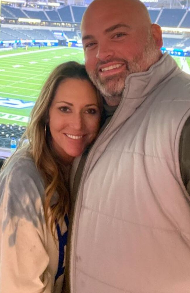 Melissa and Andrew Whitworth. Picture: Instagram/Melissa Whitworth