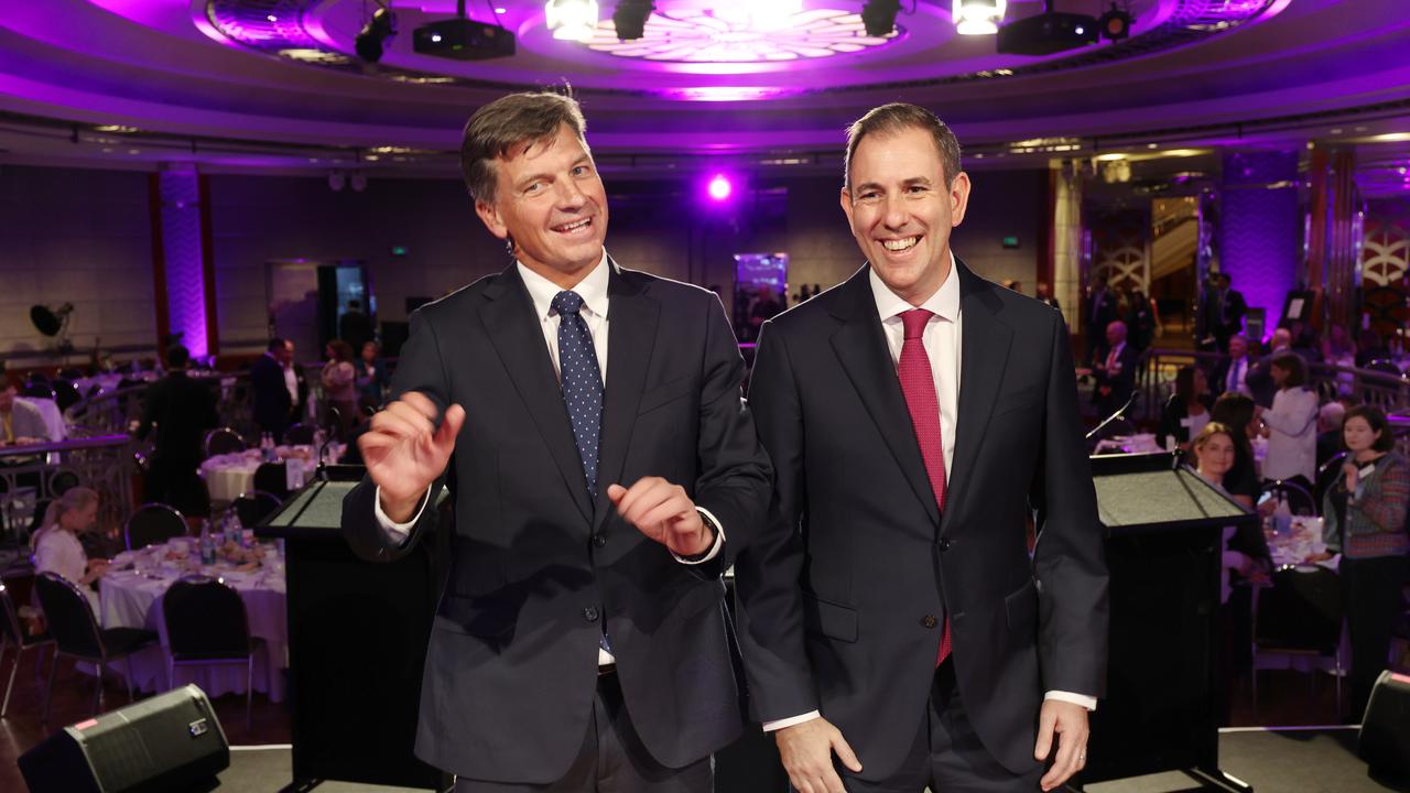 Shadow treasurer Angus Taylor says Jim Chalmers’ job is the only one he wants. Picture: NewsWire/ David Crosling