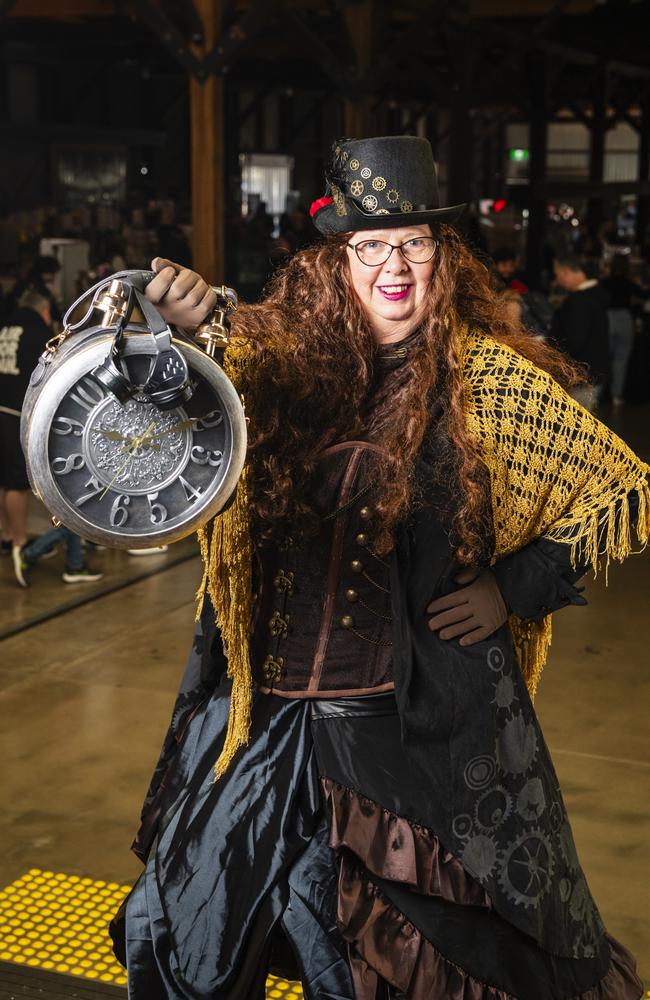 Steampunk Freida Roam aka Wendy Dobell at Comic-Geddon at The Goods Shed, Sunday, June 25, 2023. Picture: Kevin Farmer