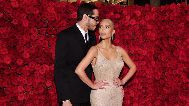 Kim with boyfriend Pete Davidson at the 2022 Met Gala. Picture: Cindy Ord/MG22/Getty Images for The Met Museum/Vogue