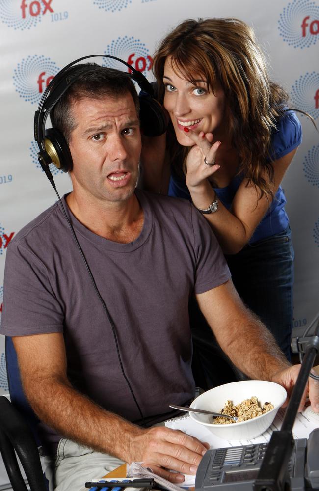Behind the scenes of Melbourne's number 1 rating breakfast show, the Matt and Jo show on Fox FM. Matt Tilley and Jo Stanley.