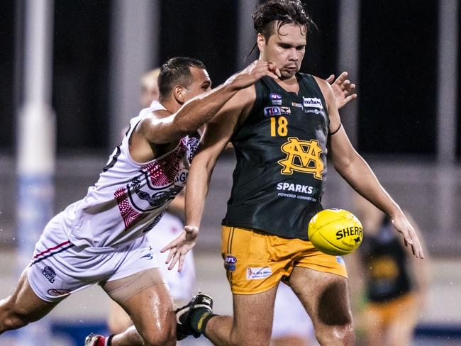 St Mary's and Southern Districts on Saturday. Pic: Patch Clapp/AFLNT Media