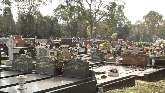 GENERIC Frenchs Forest Cemetery.Frenchs Forest, NSW, Australia, 3 October 2017. (AAP Image/Annika Enderborg)