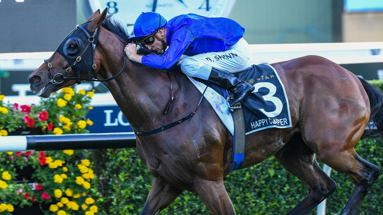 Fan favourite Happy Clapper has had a bar in the new Winx Stand named after him. Picture: AAP Image