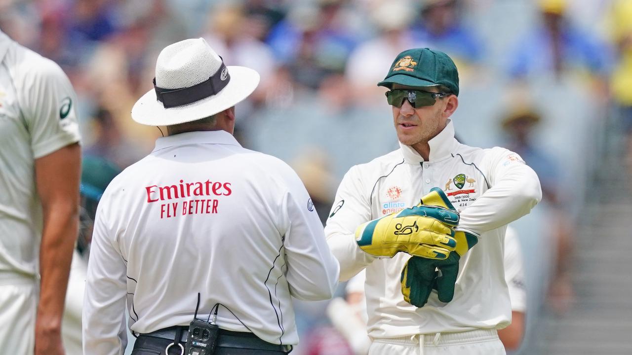 Tim Paine has been unhappy with DRS in this Test.