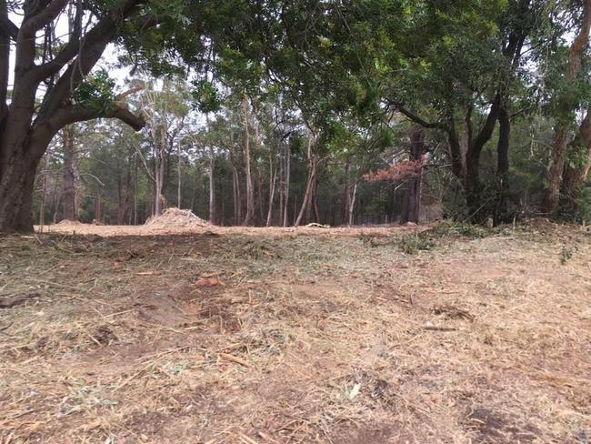 Residents are angry over the clearing of land in Dural.