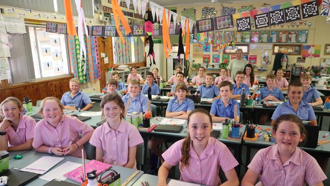 Year five St Joseph's Catholic Primary School Gilgandra students. Photo: Supplied