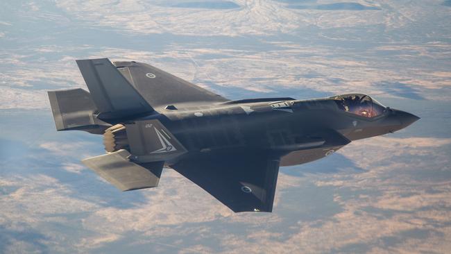 A Joint Strike Fighter during flight. Picture: Department of Defence