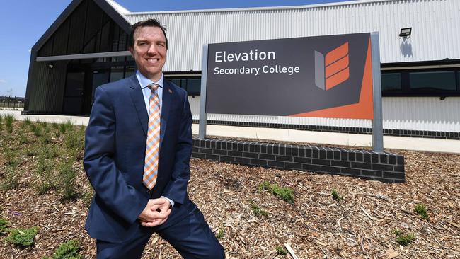 Elevation Secondary College principal Colin Burke. Picture: Julian Smith