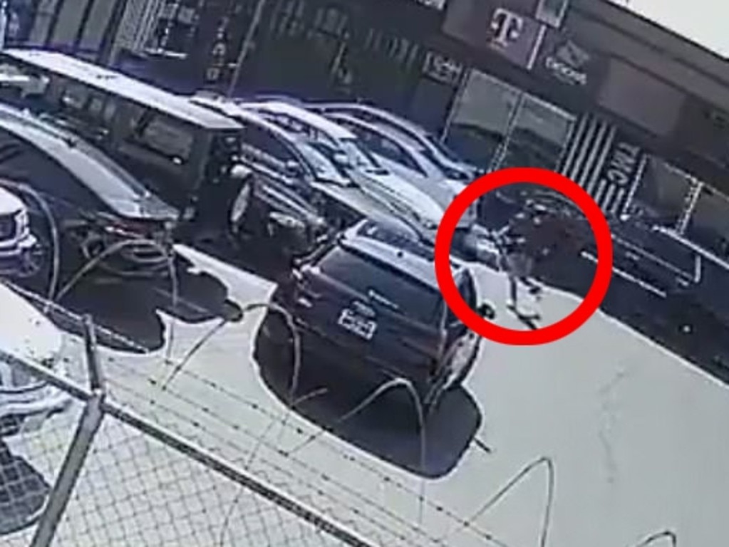 Nipsey Hussle CCTV shooting video. 