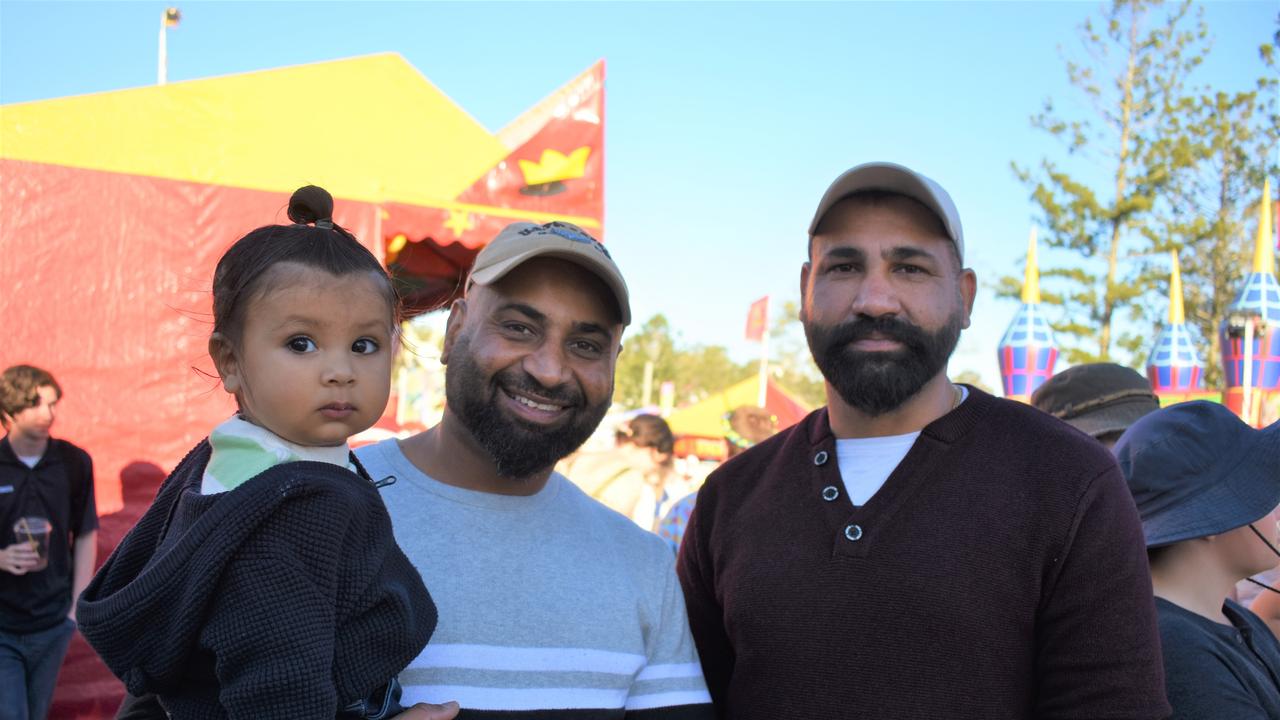 Farman, Jazzy, and Gnder at the Gatton Show on Saturday, July 22, 2023. Picture: Peta McEachern