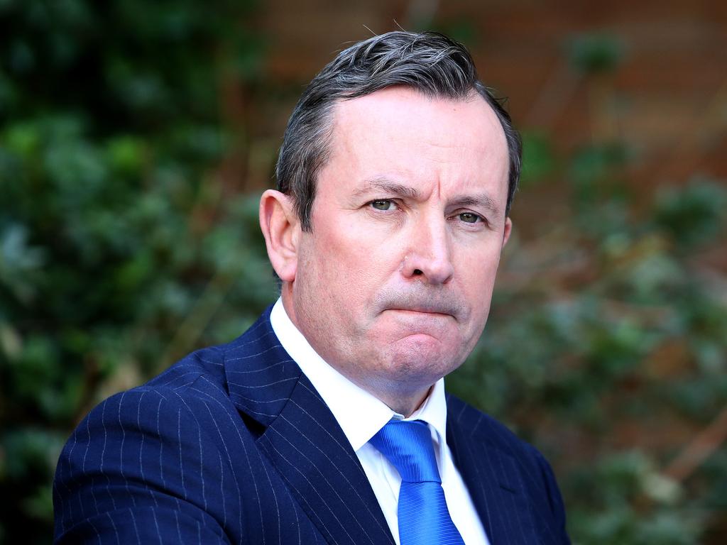 Premier Mark McGowan says people are always going to attack his decisions, but he knows it is part of his job. Picture: Colin Murty/The Australian