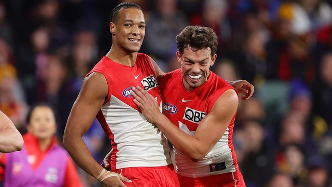 Amartey’s efficiency on Saturday night reached uncharted territory in his nine-goal haul (Photo by Sarah Reed/AFL Photos via Getty Images)