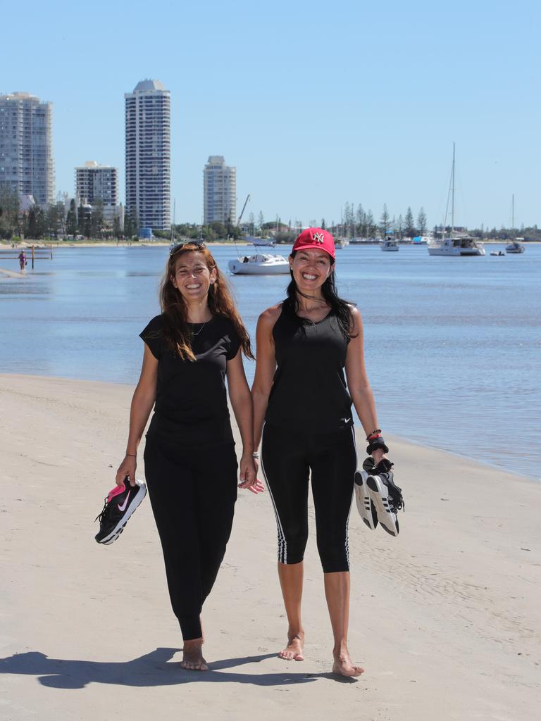 Faces of the Gold Coast, Labrador.Sol Ameijeiras and Natalia Moreira from Helensvale.. Picture Glenn Hampson