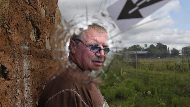 Sarel Botes’ neighbour in Pretoria, South Africa was attacked by three intruders. (Pic: Gary Ramage)