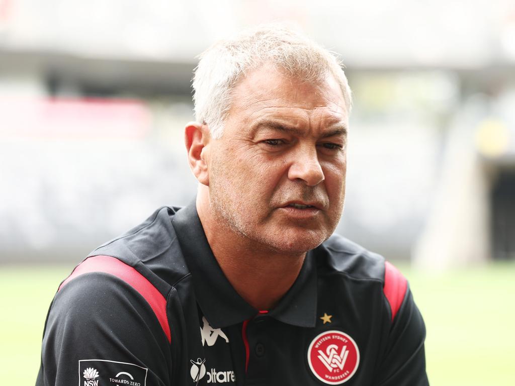 Wanderers coach Marko Rudan is plotting Sydney FCs downfall. Picture: Matt King/Getty Images for APL