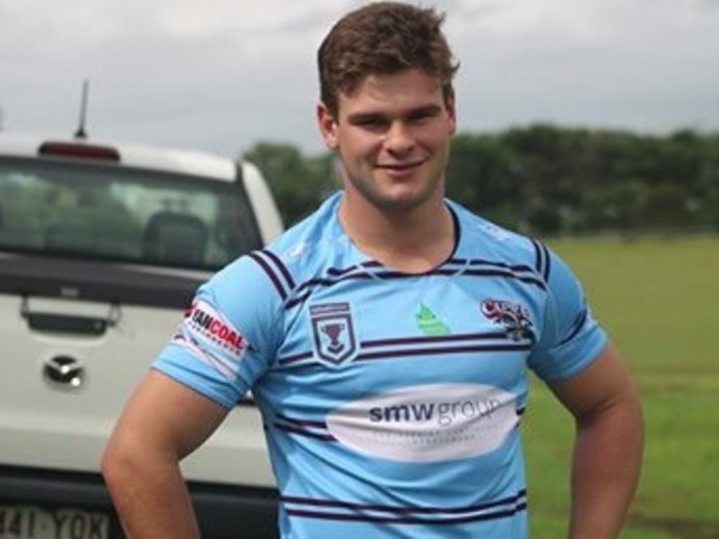 Lachlan Hubner scored a try in his Intrust Super Cup debut for the CQ Capras.