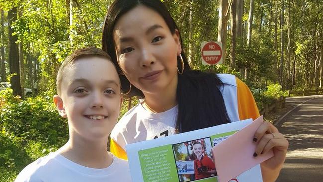 Samuel Glancy with another top Logan resident Dami Im.