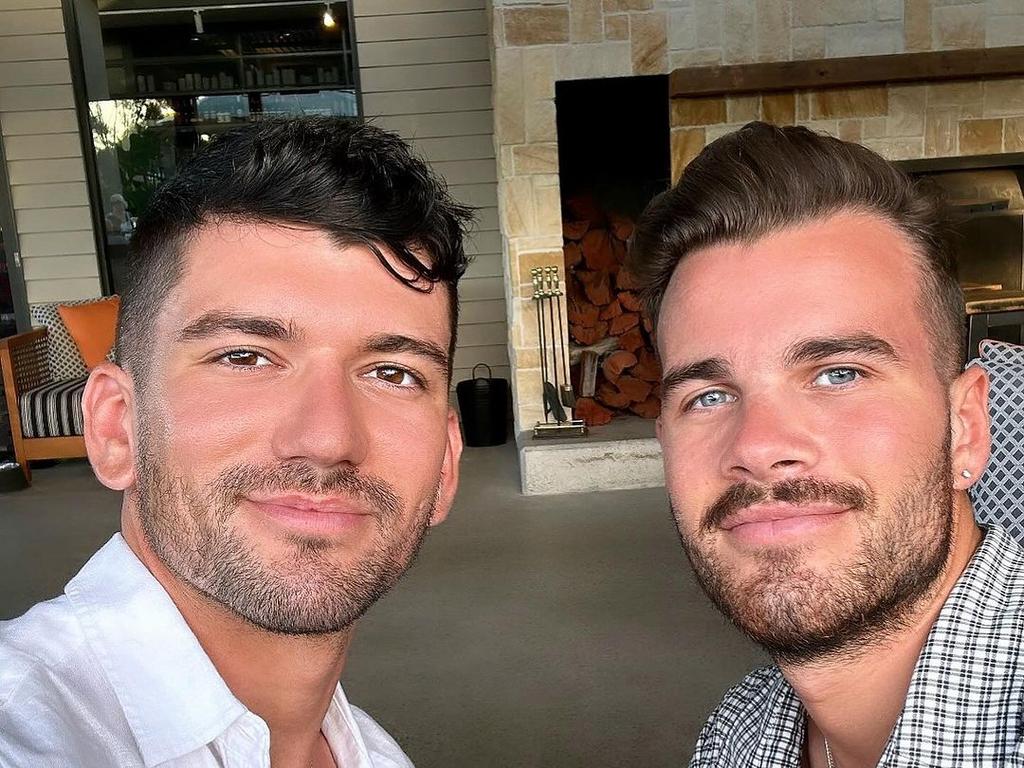 Luke Davies (left) and Jesse Baird (right) had been in a relationship for a few months. Picture: Instagram