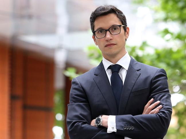 11/11/2016: Arian Neiron; MD of VanEck, outside his Sydney office.Pic by James Croucher