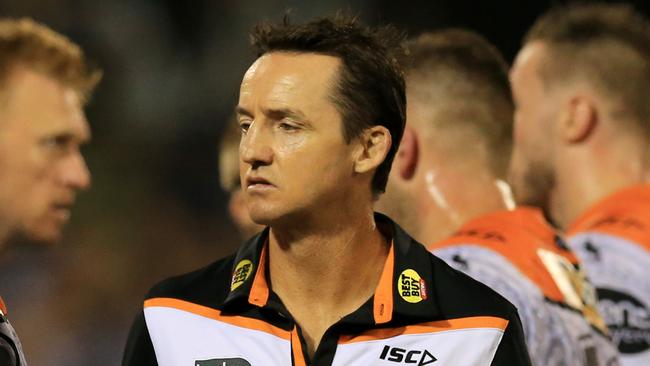 Jason Taylor has been sacked by the Wests Tigers. Picture: Mark Evans