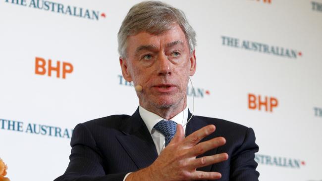 Westpac chairman Lindsay Maxsted at the Competitive Advantage Forum in Sydney yesterday.