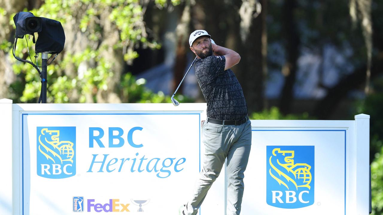 Masters champ Jon Rahm is back to work in South Carolina. Andrew Redington/Getty Images/AFP