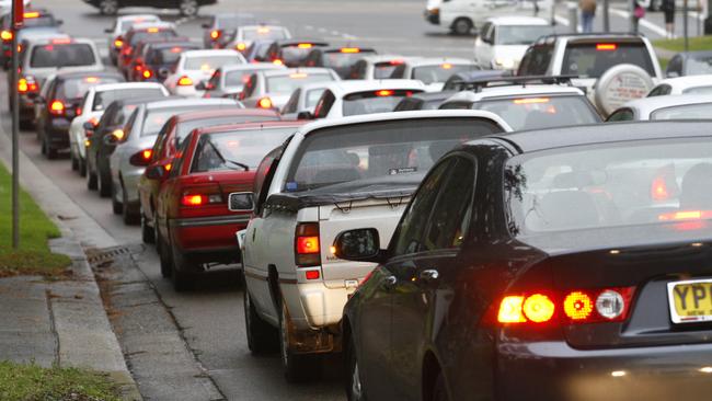 Traffic in Macquarie Park