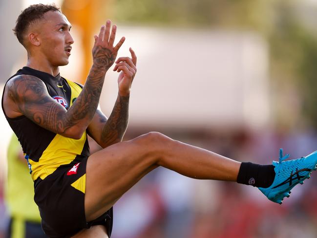 Shai Bolton hit the scoreboard, but didn’t do much else against Gold Coast. Picture: Getty Images