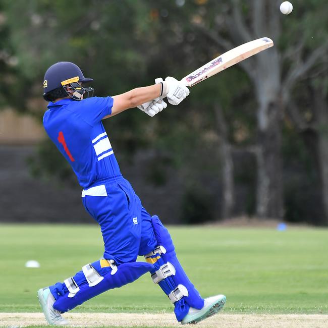 GPS First XI cricket between Brisbane State High School and Nudgee College Saturday February 1, 2025. Picture, John Gass