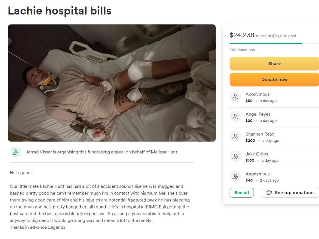 The GoFundMe has raised more than $24,000. Picture: GoFundMe