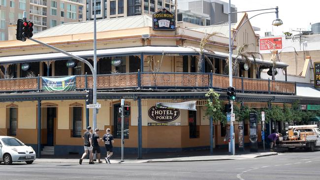 The Rosemont Hotel on Hindley Street will reopen next month as The Rosey, and will undergo an expansion. Picture: Dean Martin