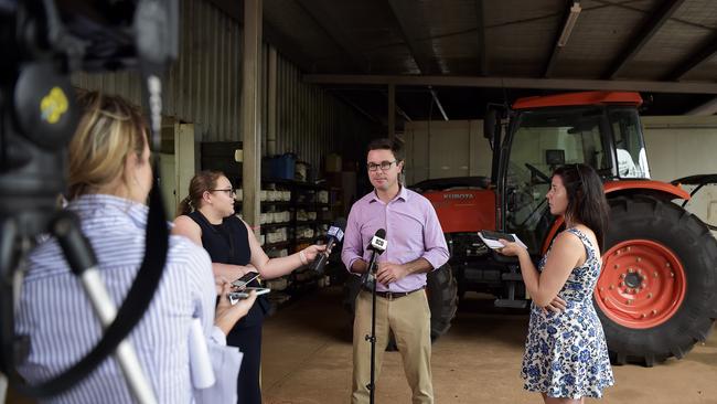 Going nowhere: Minister for Agriculture David Littleproud is struggling to make a watered-down milk price index work. Picture: Keri Megelus