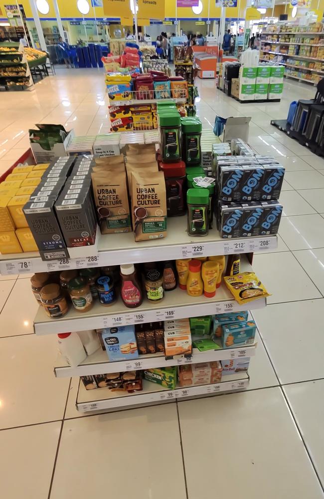 I stumbled across Coles products for sale in a supermarket in the Philippines.