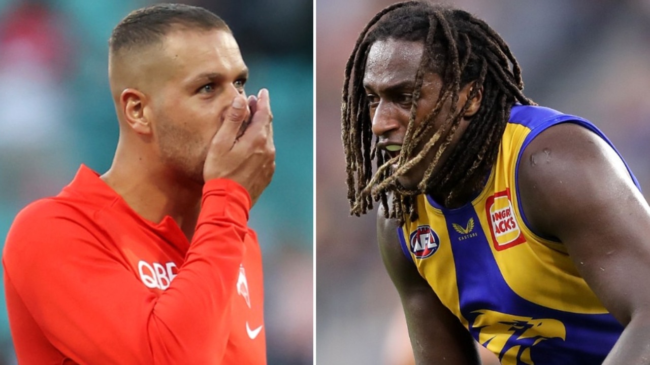Lance Franklin and Nic Naitanui will miss the Good Friday clash.
