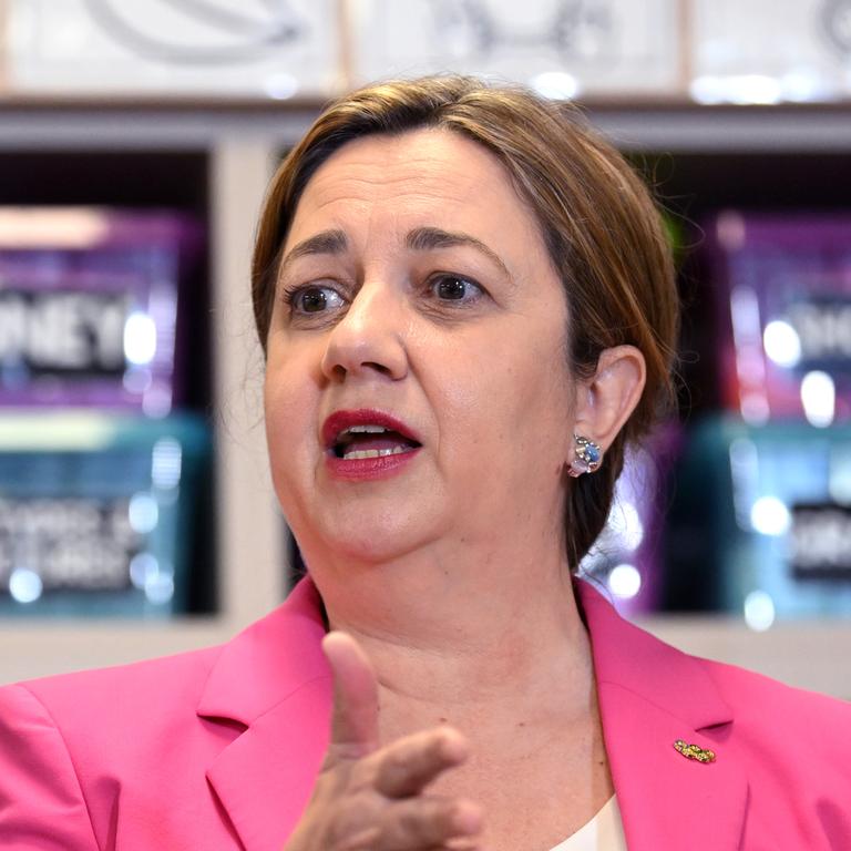 Premier Annastacia Palaszczuk today. Picture: Dan Peled/NCA NewsWire